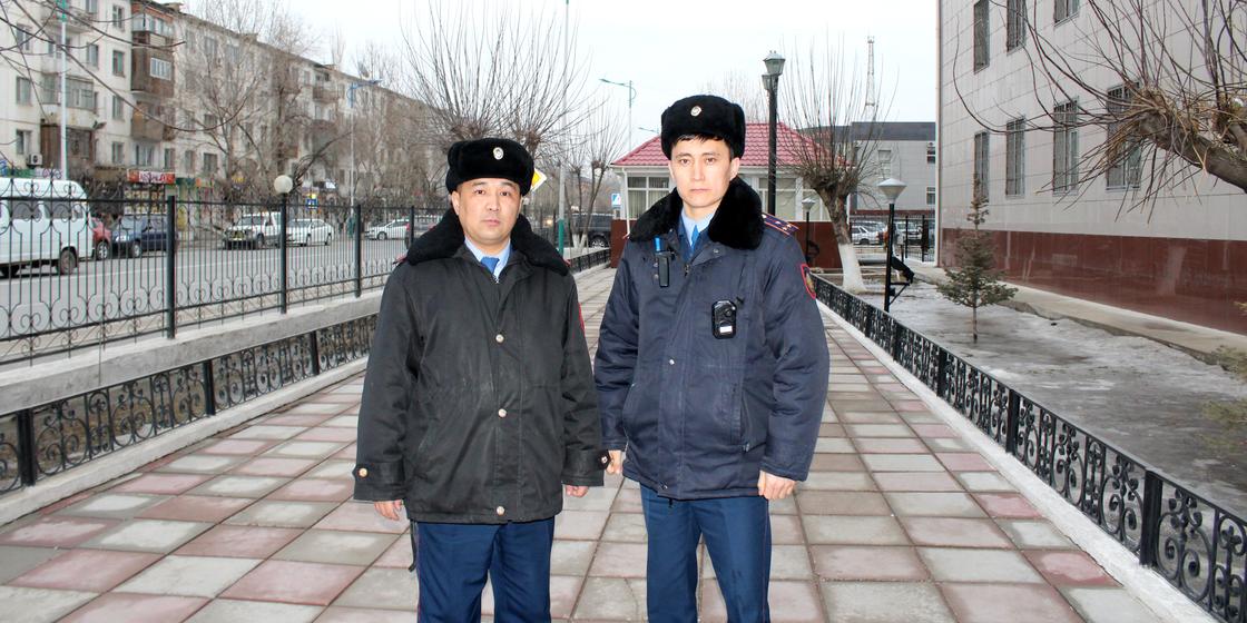 Кызылординские полицейские спасли трехлетнего ребенка от гибели