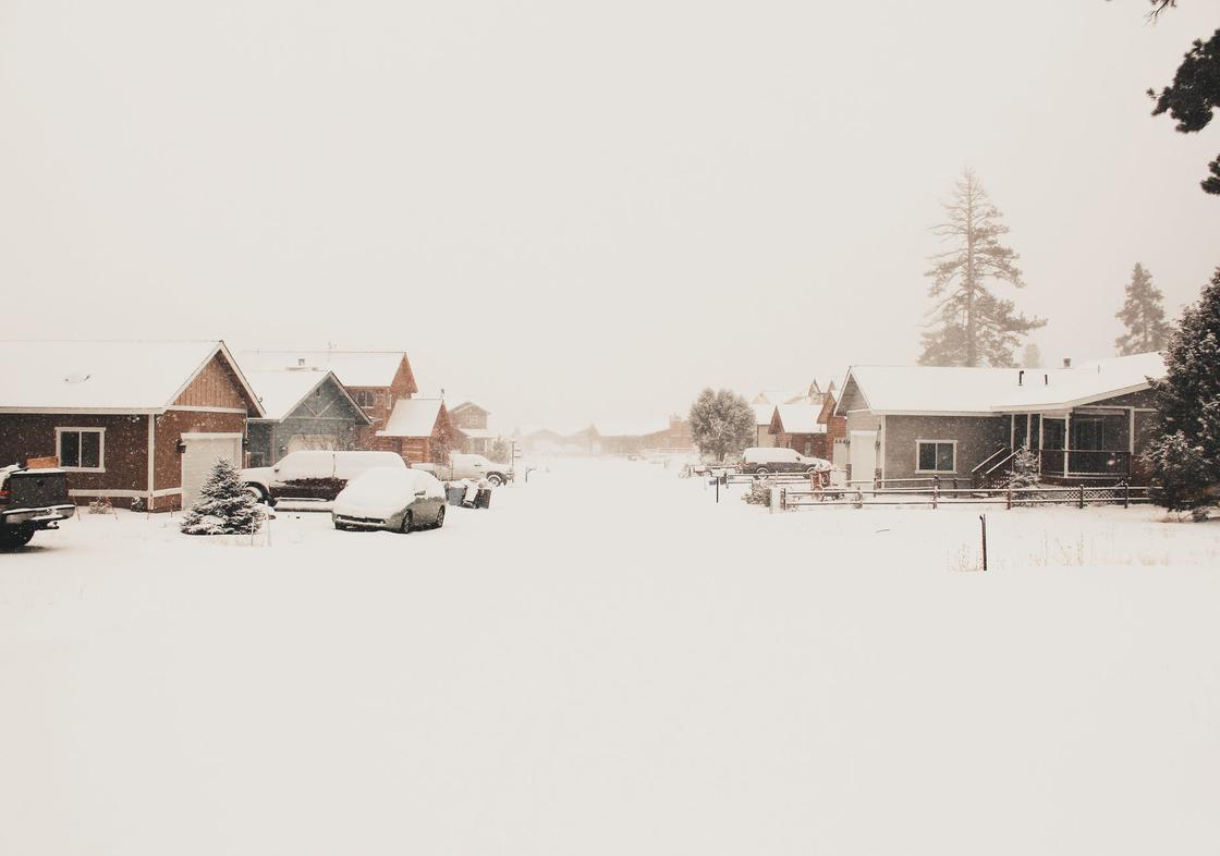 Зима в селе