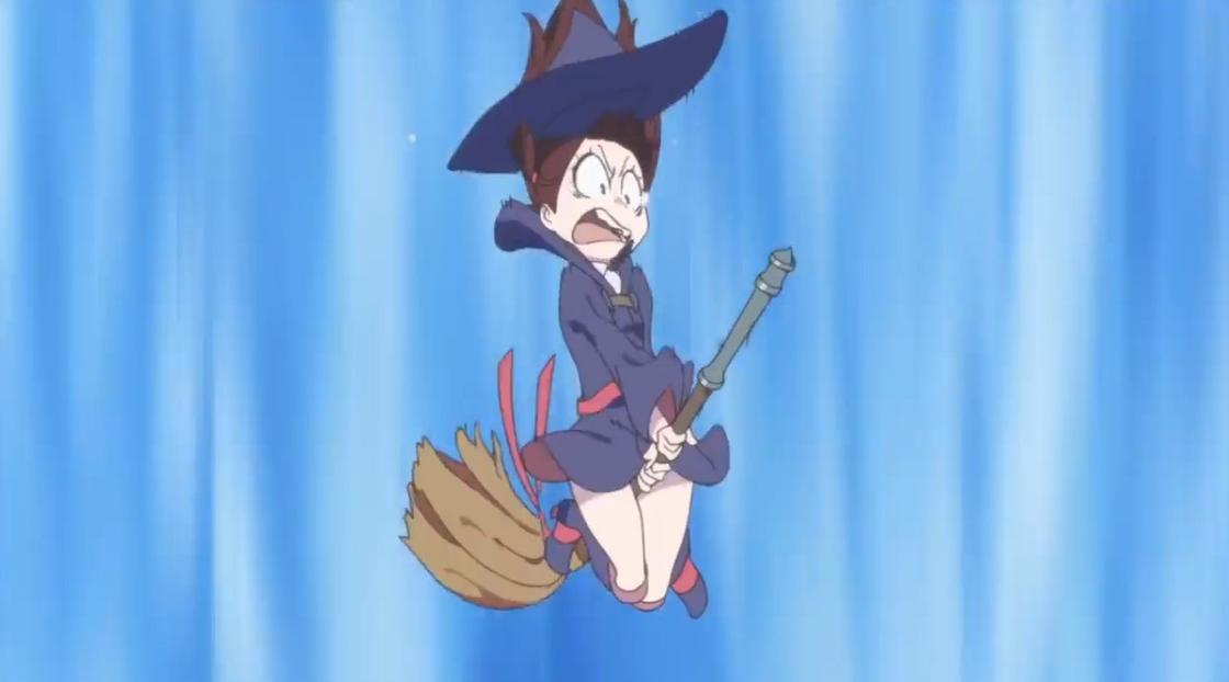 Кадр из аниме «Академия ведьмочек»