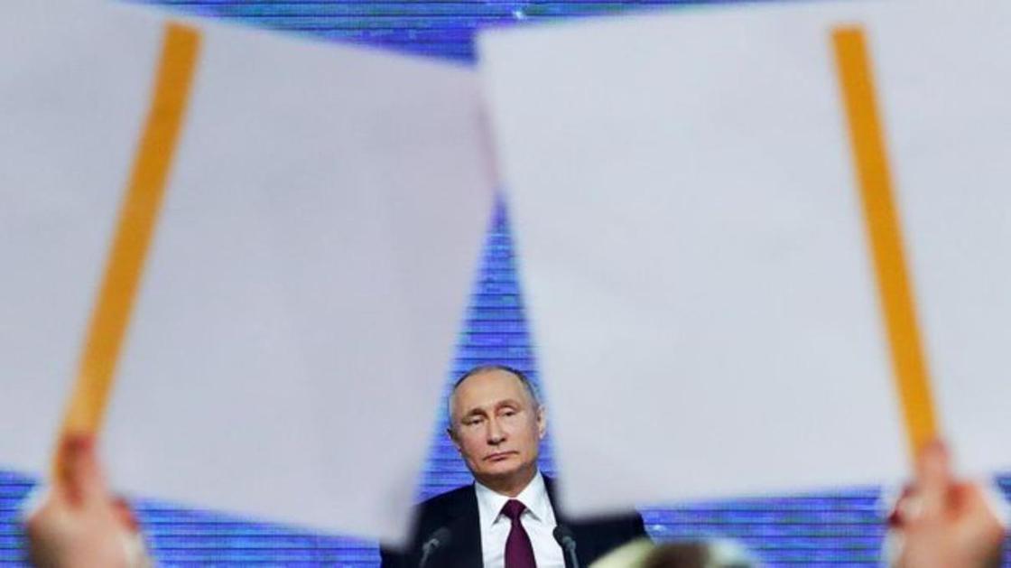 Пресс-конференция Путина: не пищать, не чирикать и другие хлесткие фразы
