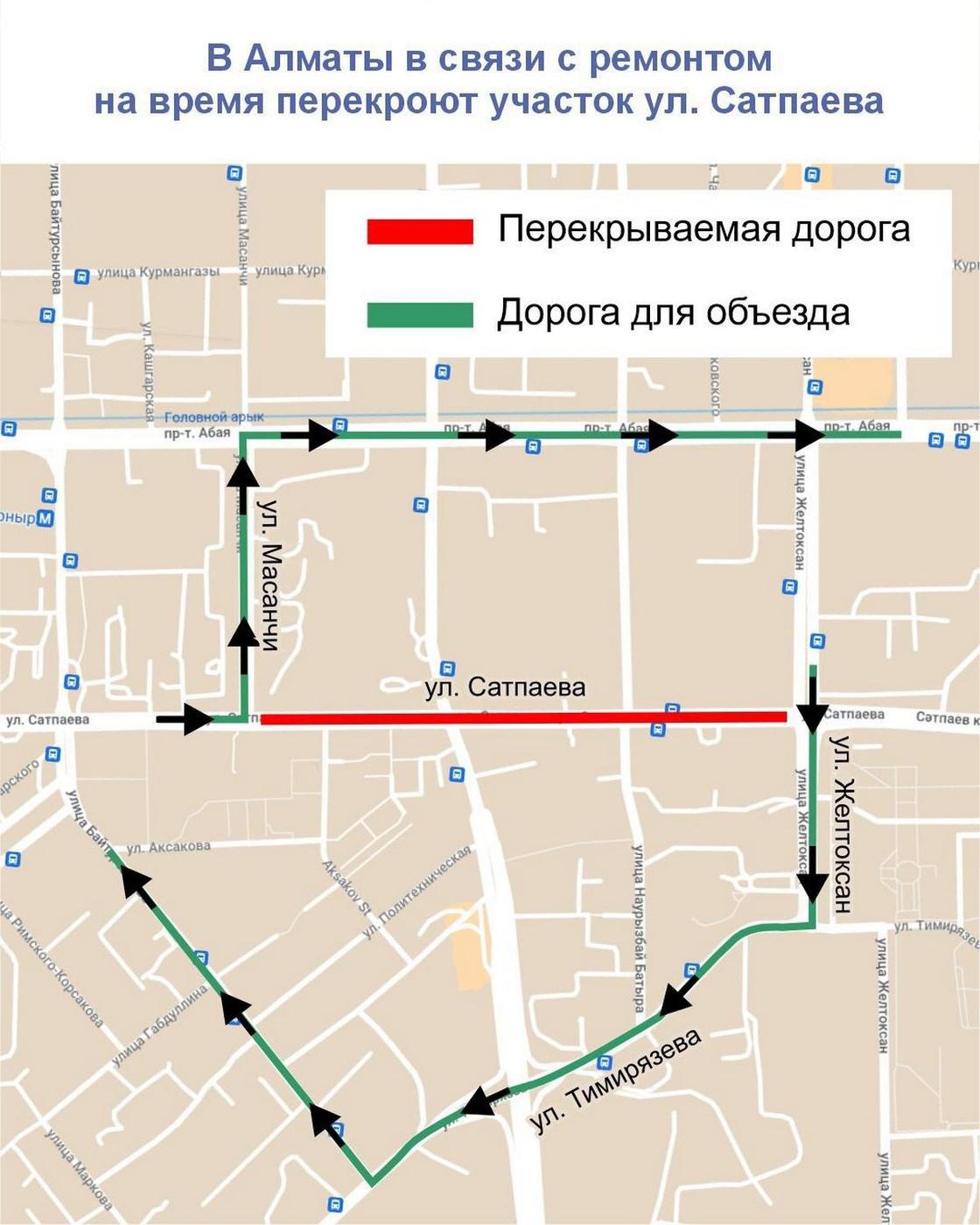 Дорожные работы в Алматы