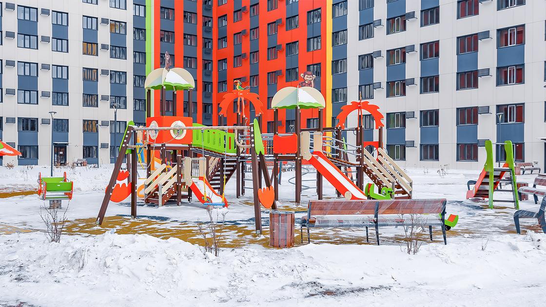 Детская площадка ЖК Nova City на Туране-3