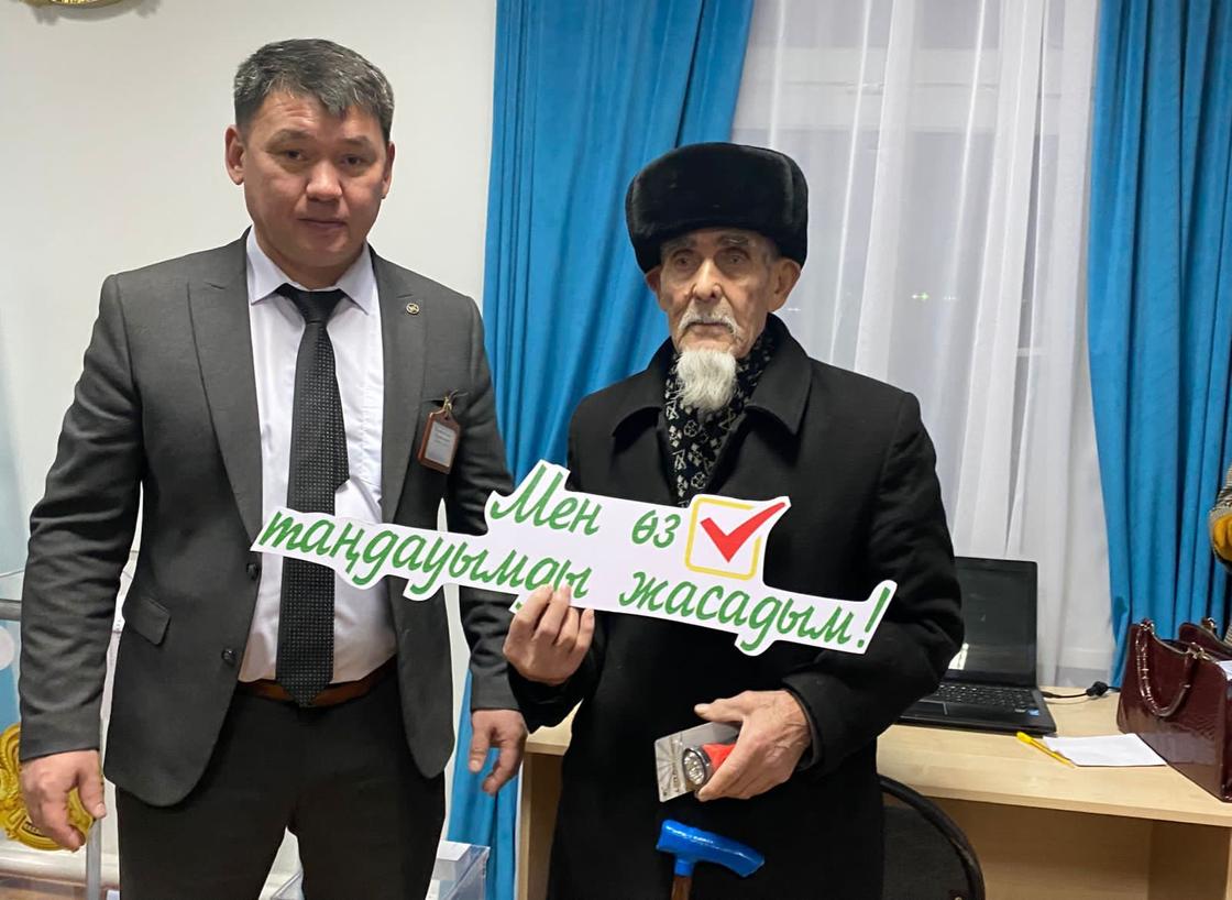Муханбетнагым Баймагамбетов проголосовал на выборах