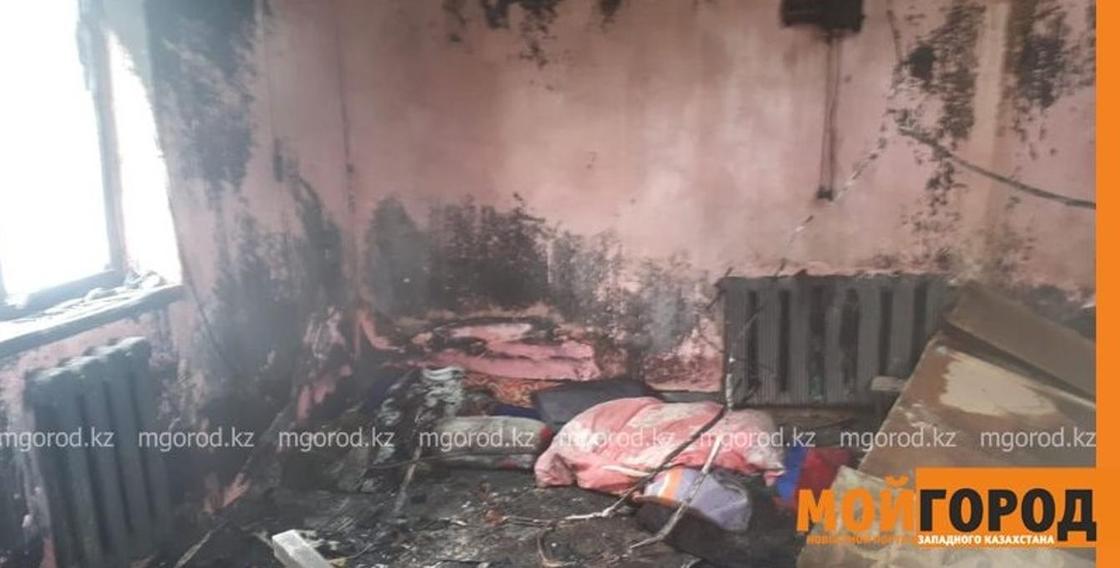 Многодетная семья лишилась дома из-за пожара в Актобе
