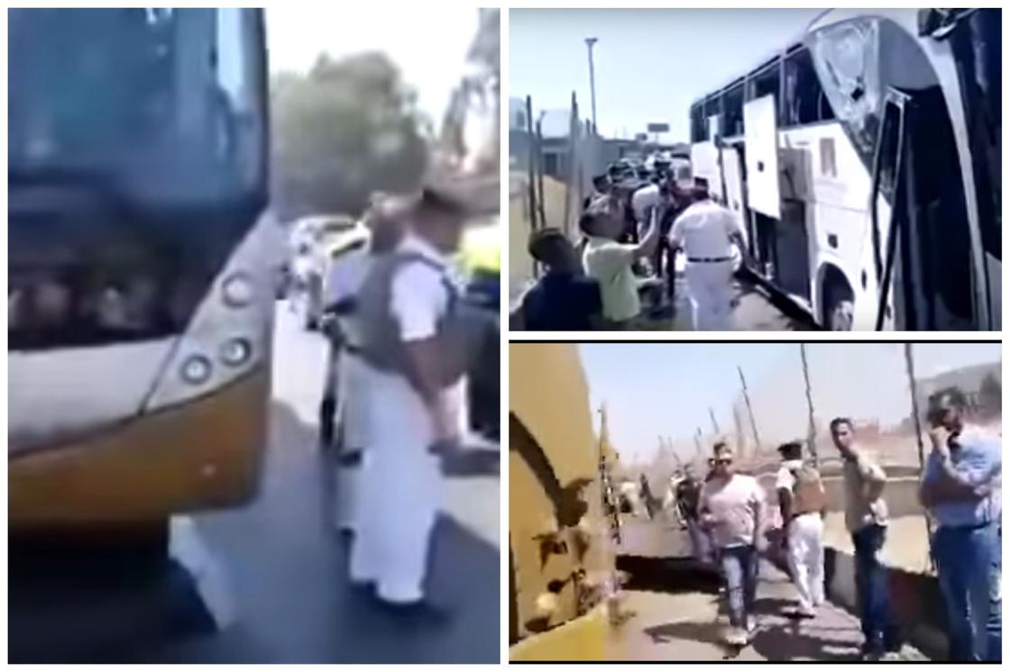 Туристический автобус взорвался в Каире (видео)