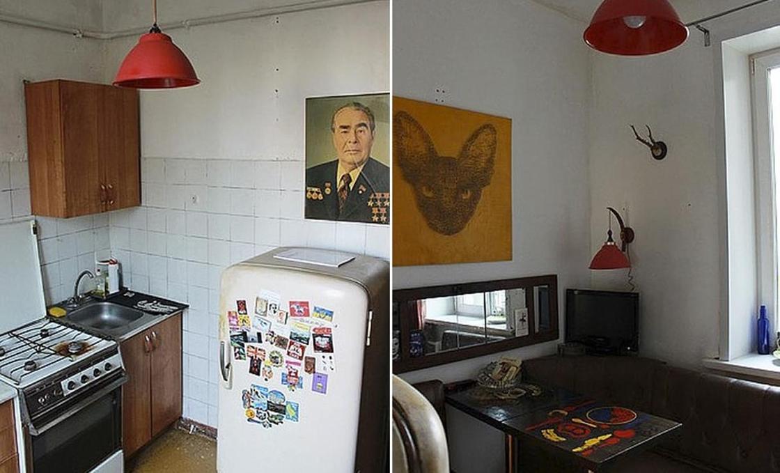 Квартиру с портретом Брежнева высмеяли в Сети (фото)