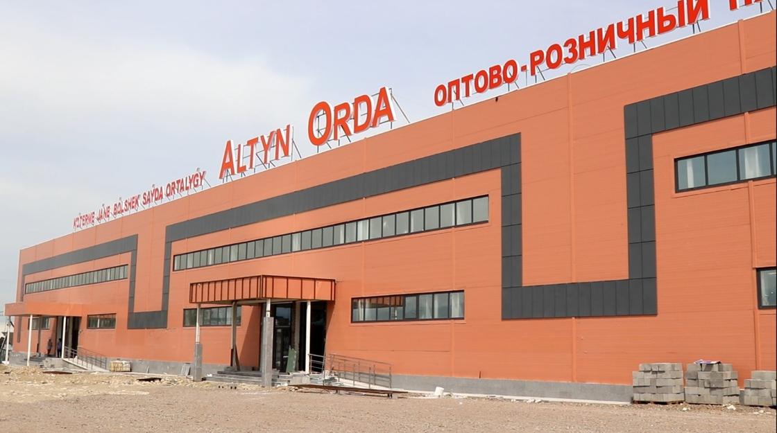 Рынок "Алтын Орда" сносят в пригороде Алматы