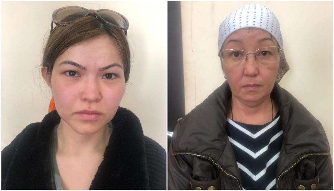 Мать и дочь, разыскиваемых за мошенничество, задержали в Алматы (фото)