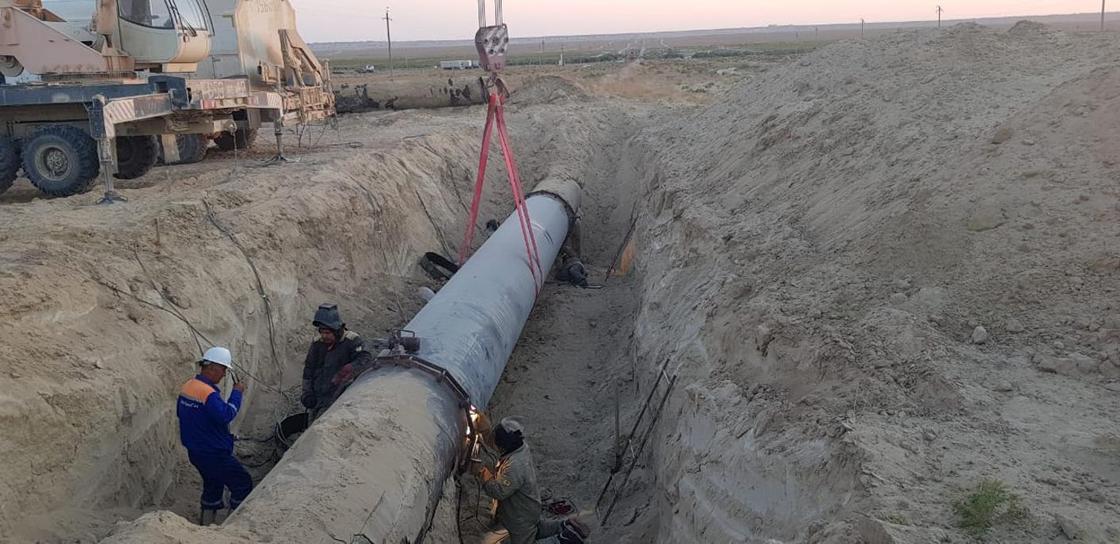 В предельно сжатые сроки отремонтирован стратегический магистральный газопровод «Окарем–Бейнеу»