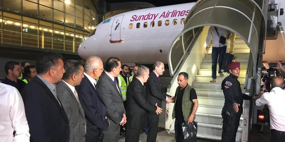 Пострадавшие в Казахстане иорданцы вернулись в Амман (фото)