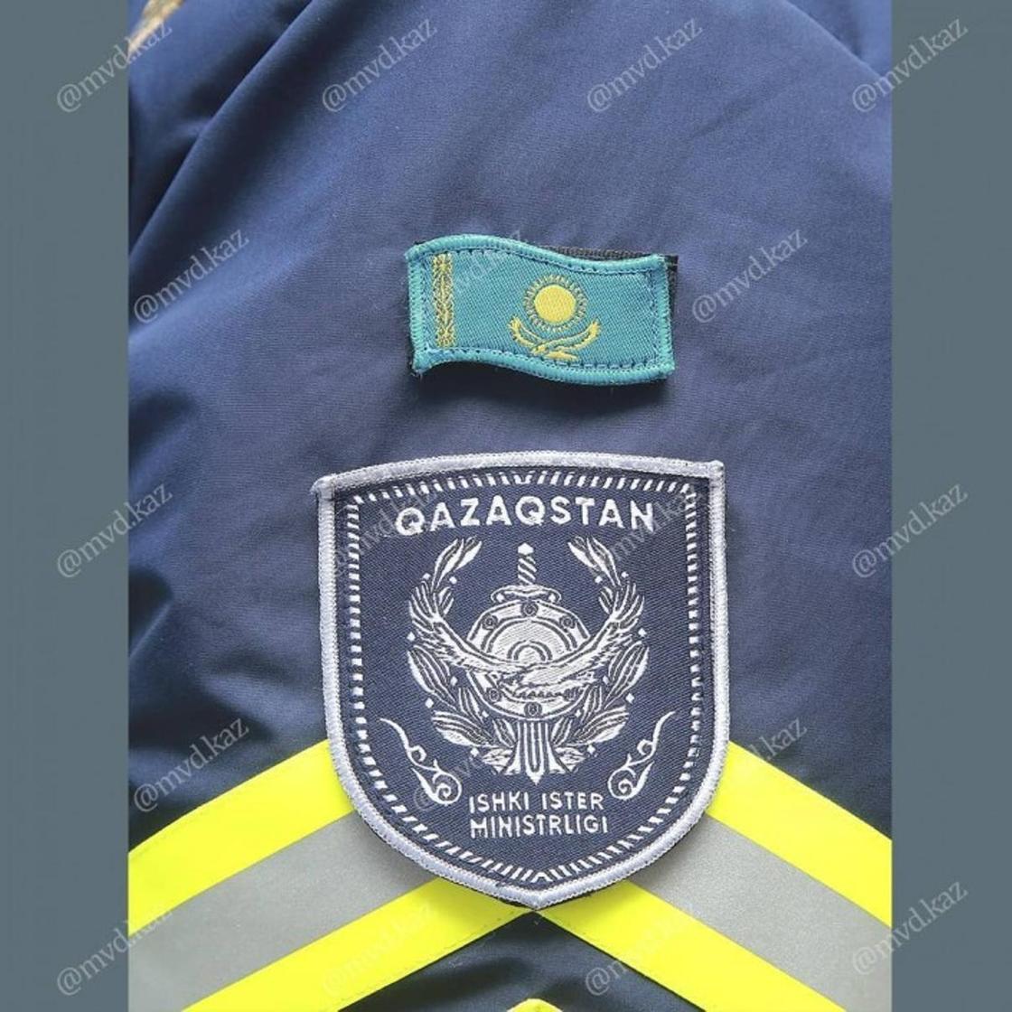 МВД показало проект новой формы полицейских Казахстана