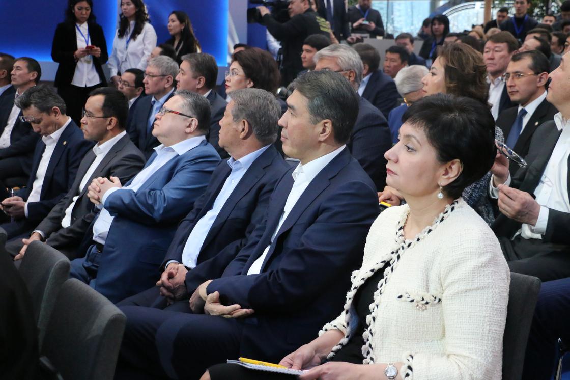 Министры и Димаш Кудайбергенов сняли галстуки для встречи с Назарбаевым (фото)