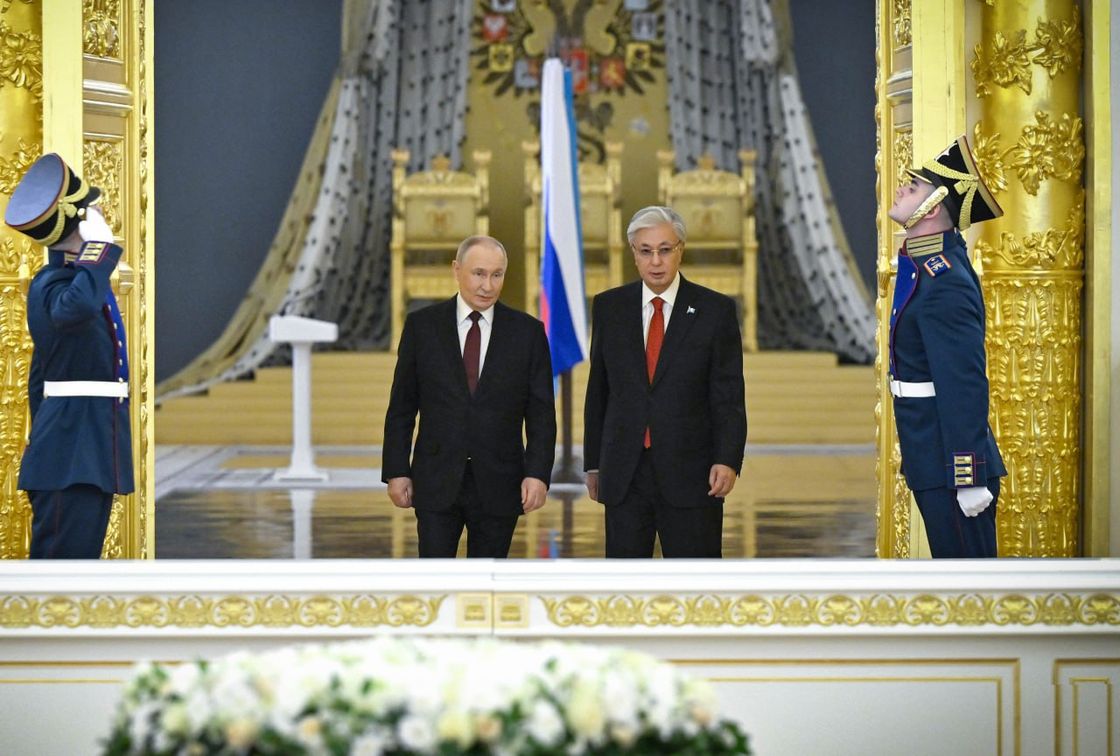 Касым-Жомарт Токаев и Владимир Путин