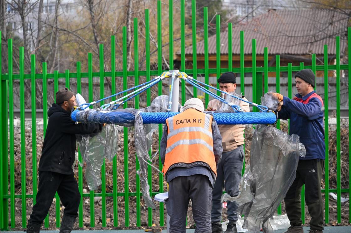 Зеленая зона в Жетысуском районе