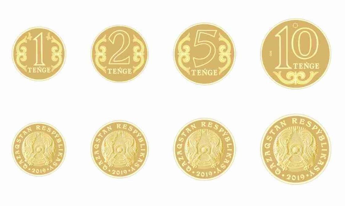 Новые монеты измененным дизайном выпустил Нацбанк Казахстана