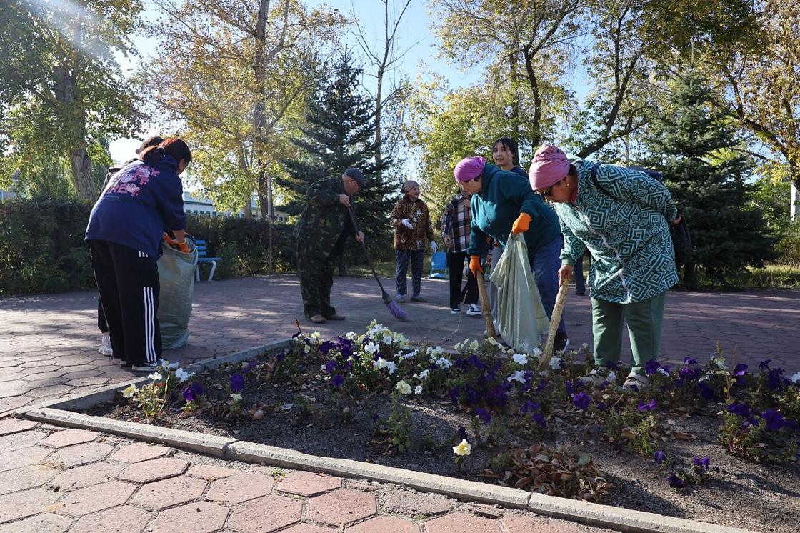 Уборка в Костанайской области