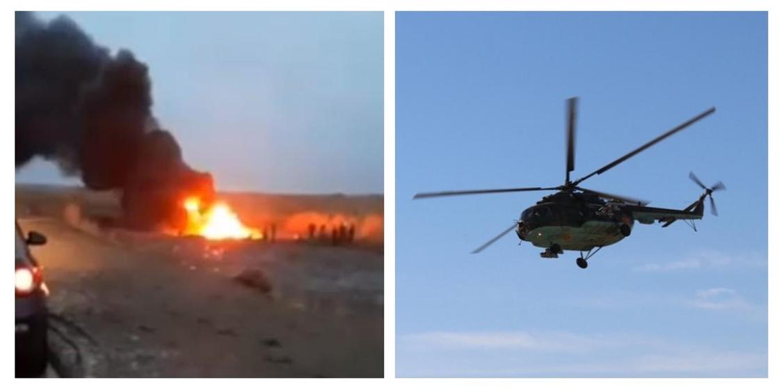 Все 13 военнослужащих погибли при крушении Ми-8 в Кызылординской области