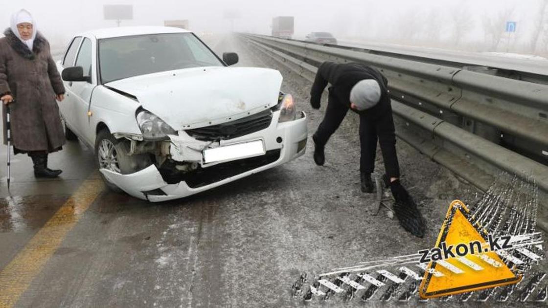 Массовая авария на Капчагайской трасса: количество автомобилей превысило 30 (фото)