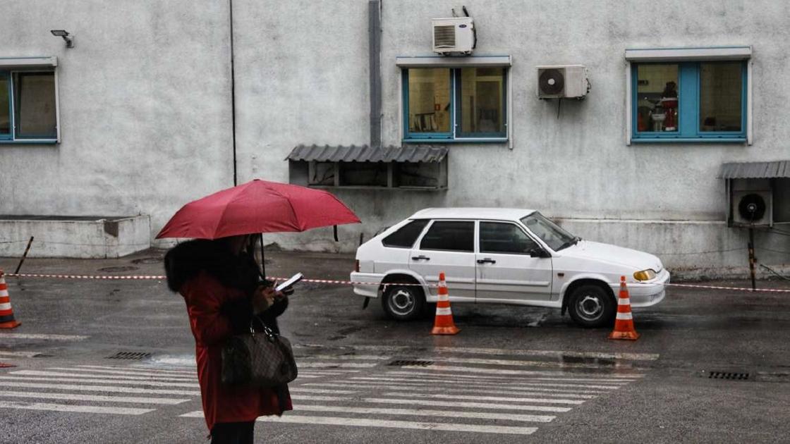 Дождь пошел в декабре в Алматы