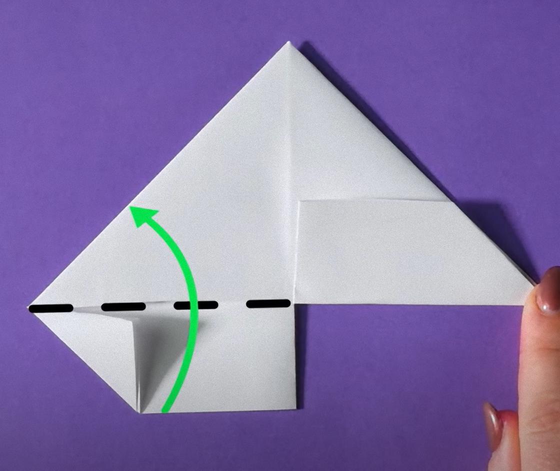 Оригами лебедь двойной из треугольных модулей - мастер класс