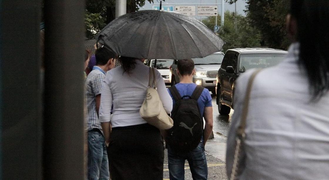 Пасмурная погода и дождь ждут жителей Алматы