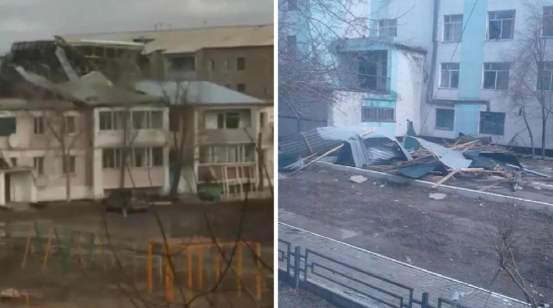 Двое погибли, 400 зданий пострадало: стали известны последствия шторма на севере Казахстана