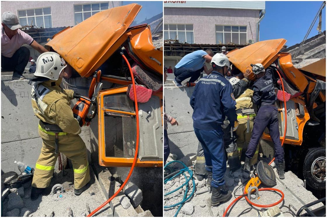 Спасательные работы в Шымкенте