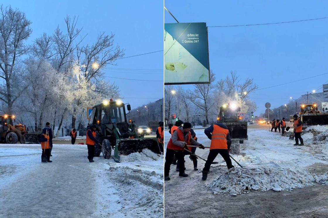 Уборка и вывоз снега в Павлодаре