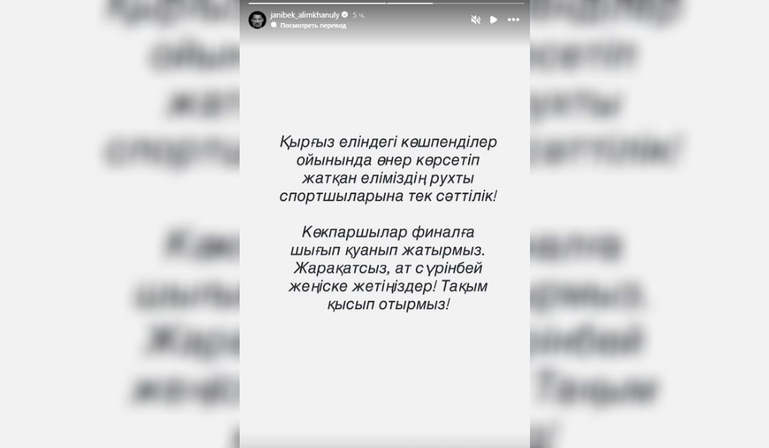 Обращение Алимханулы