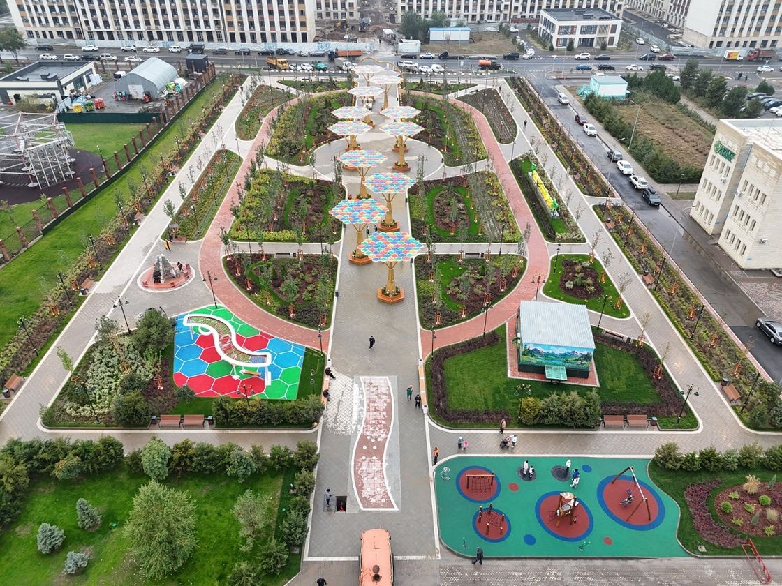 Строительство парка