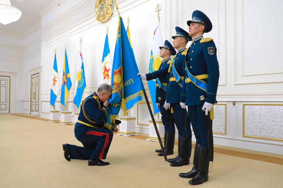 В Министерстве обороны Республики Казахстан состоялись торжественные проводы в запас