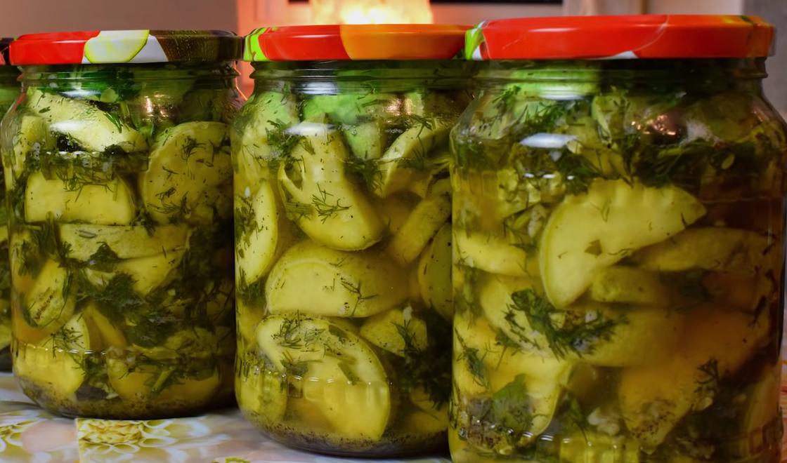 Кабачки в банках Кабачки в банках