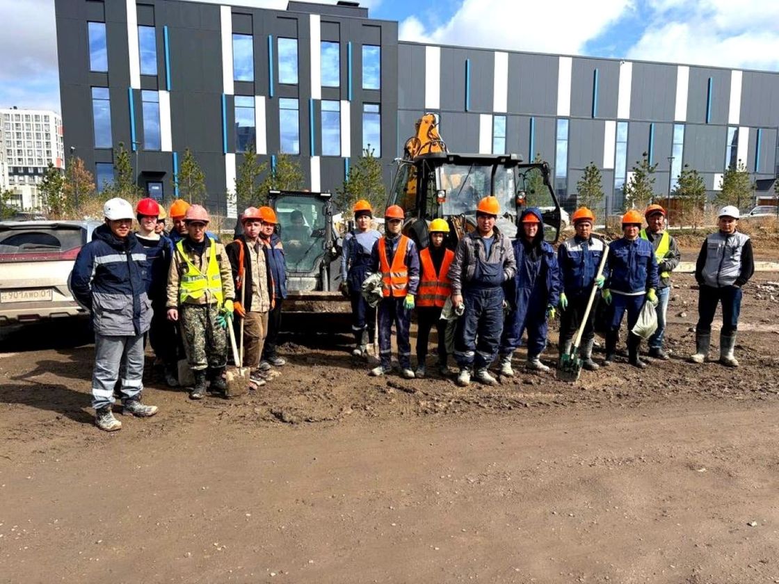 Акция "Таза Қазақстан" в Астане