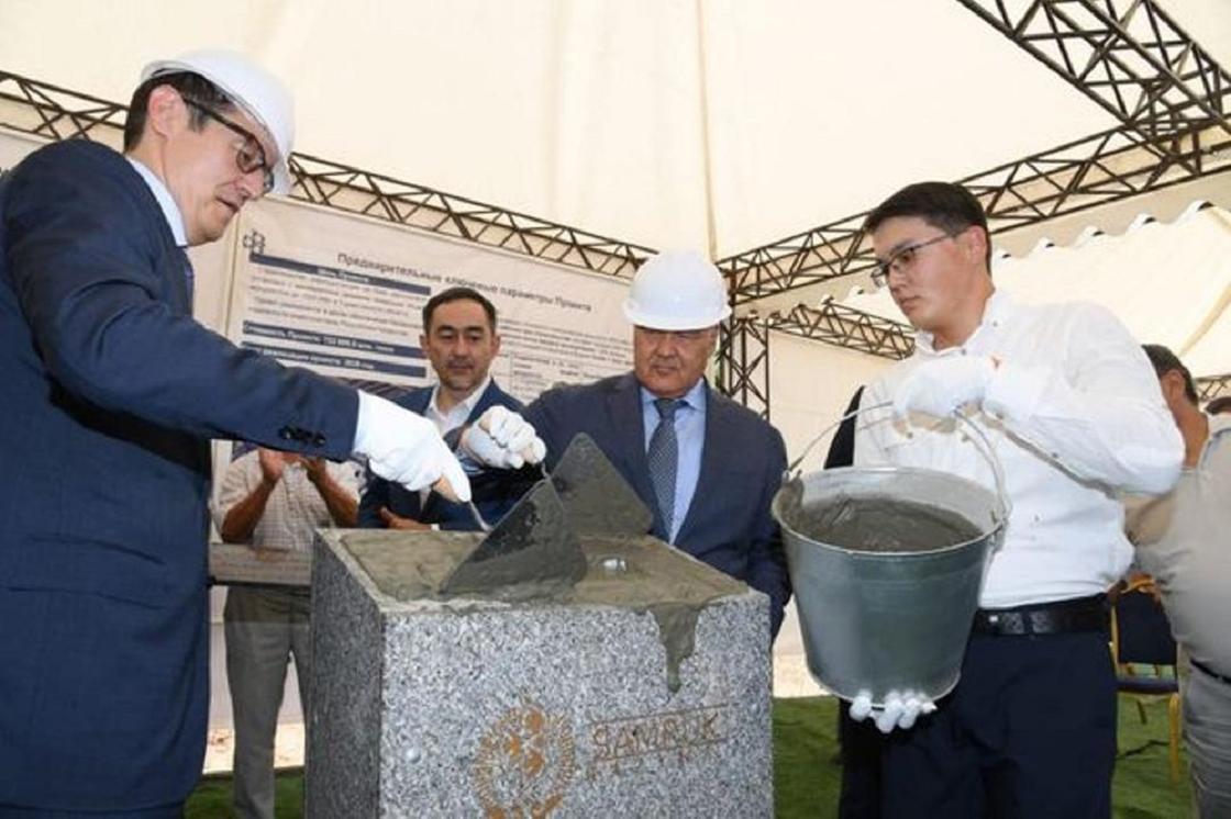Открытие электростанции Туркестан
