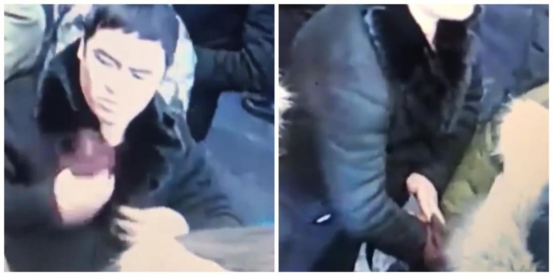 Карманника из видео с "Медеу" задержали алматинские полицейские Карманника из видео с "Медеу" задержали алматинские полицейские