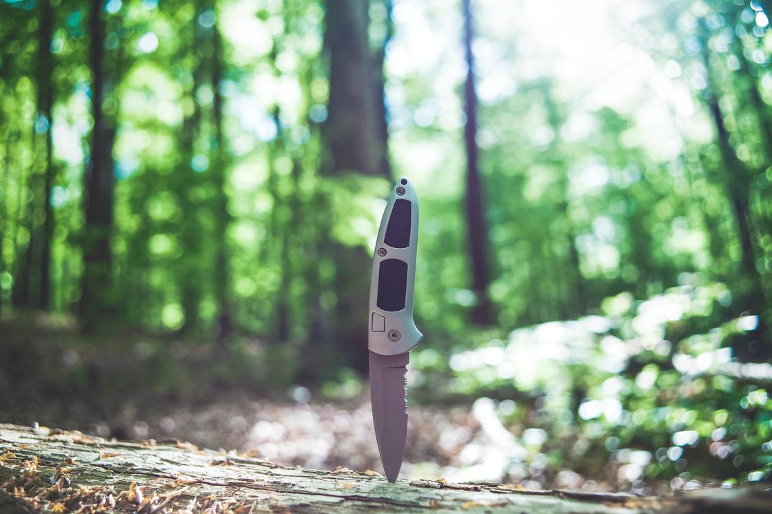 Складной нож - предмет первой необходимости в лесу