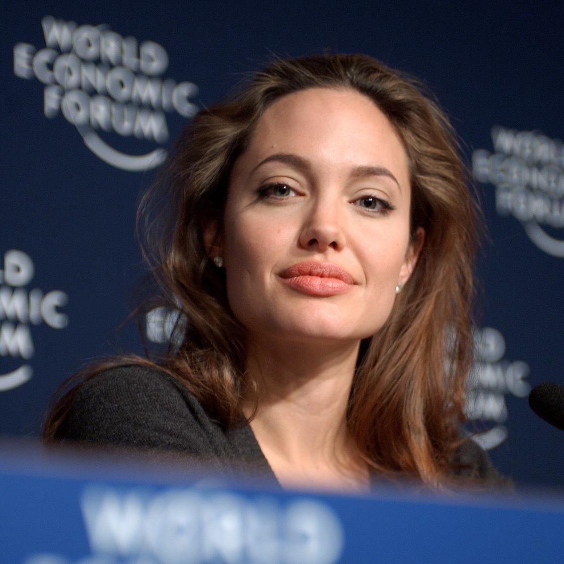 Анджелина Джоли на конференции