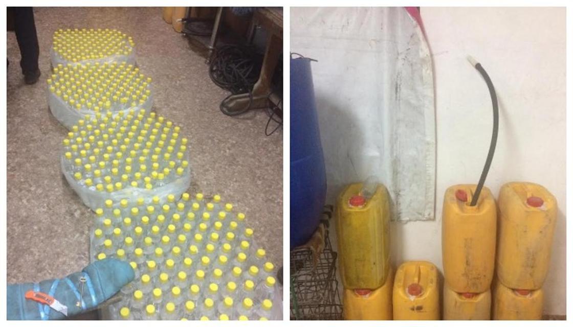 2 тыс. литров спирта изъяли у 26-летнего павлодарца полицейские (фото)