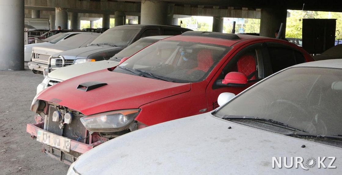 Автомобили отберут у должников по штрафам в Астане