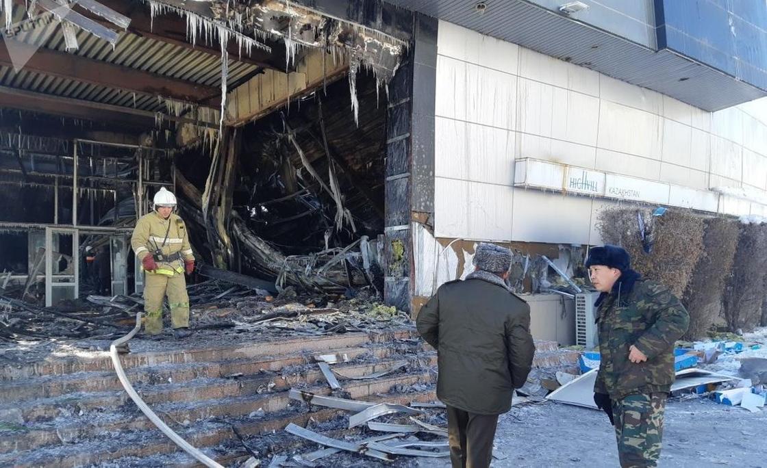 Пожар в Highvill Kazakhstan в Астане: объявлены три основные версии происшествия (фото, видео)