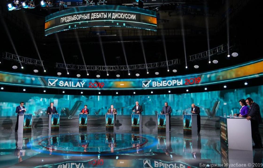Завершились дебаты кандидатов в президенты Казахстана