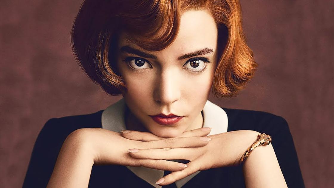 Постер к сериалу «Ход королевы» Постер к сериалу «Ход королевы»