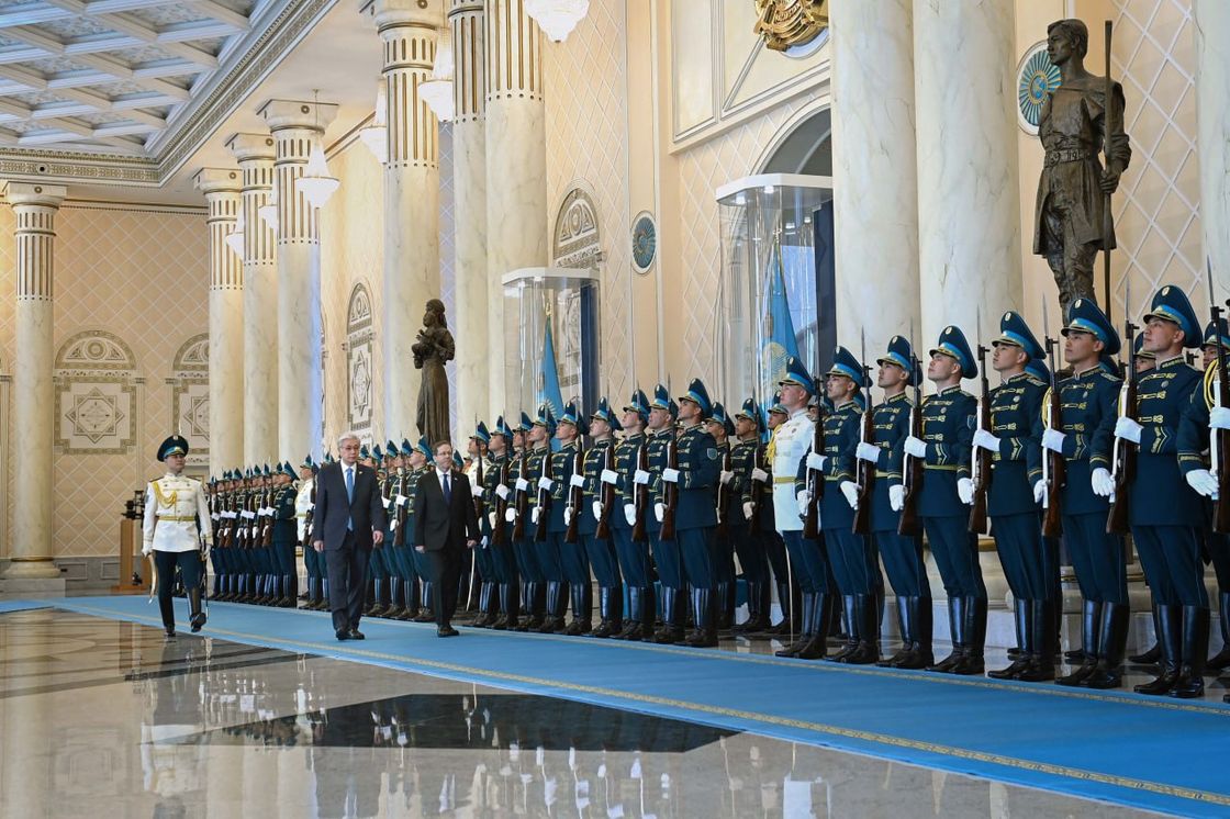 Ицхак Герцог и Касым-Жомарт Токаев