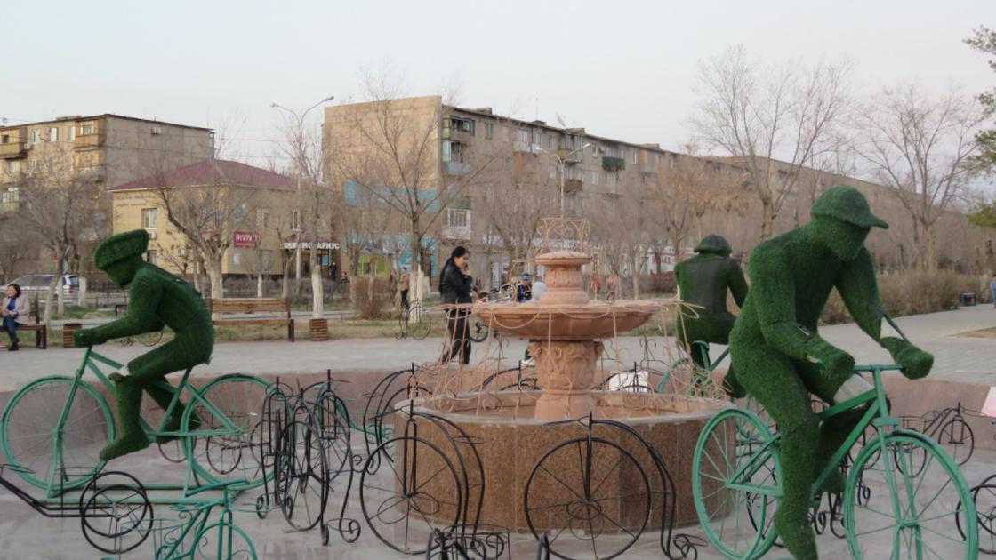 арт-объект в городе Жезказган