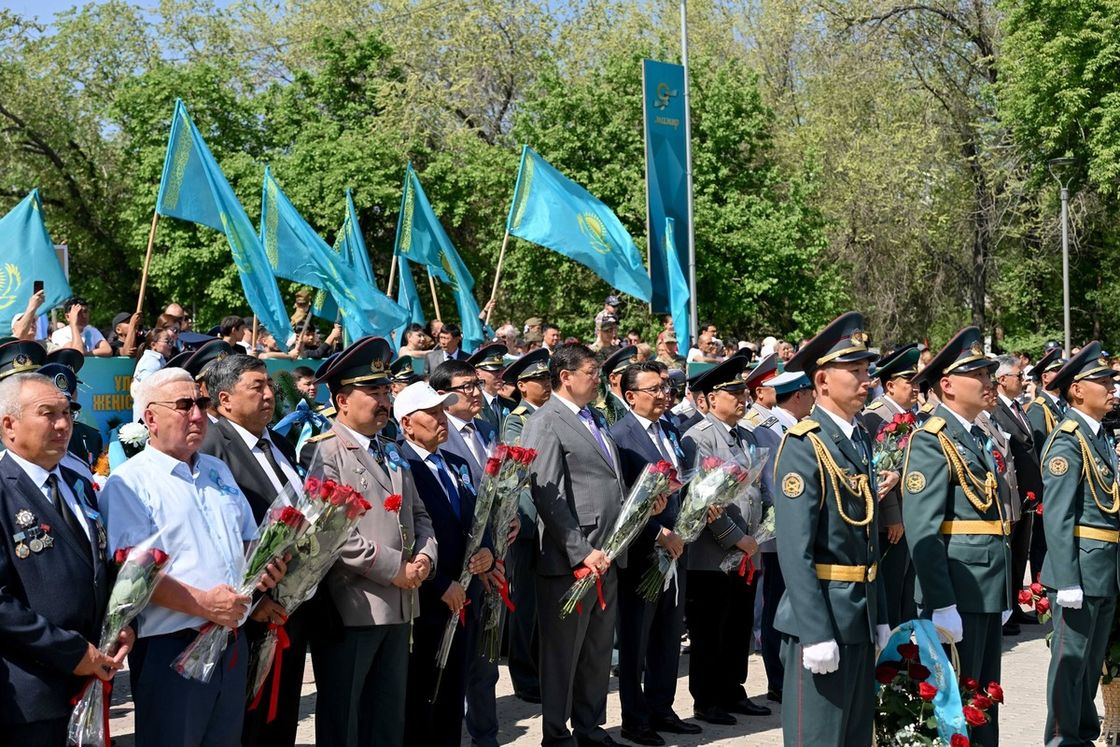 Празднование Дня Победы в области Абай