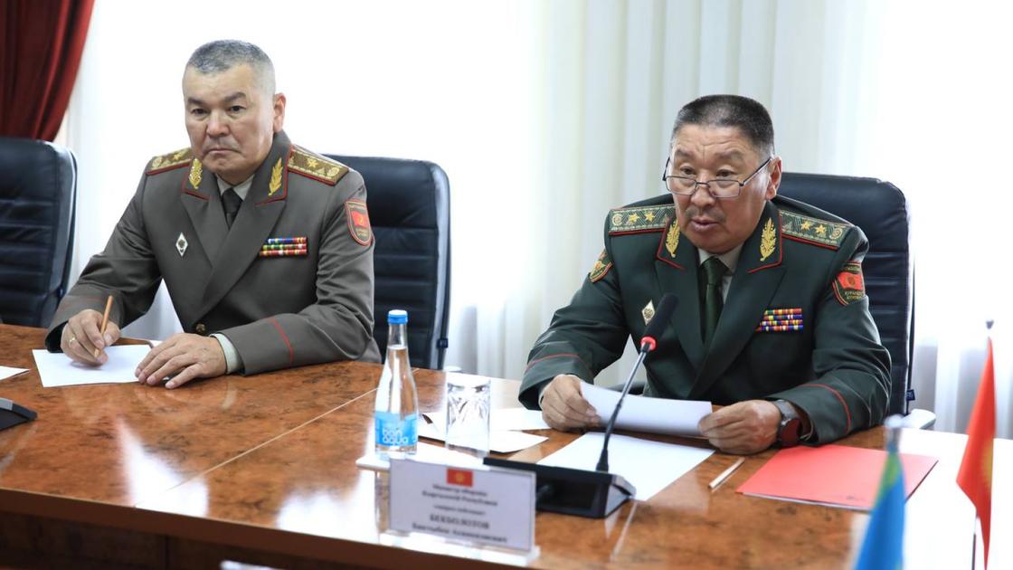 Встреча министров обороны Казахстана и Кыргызстана