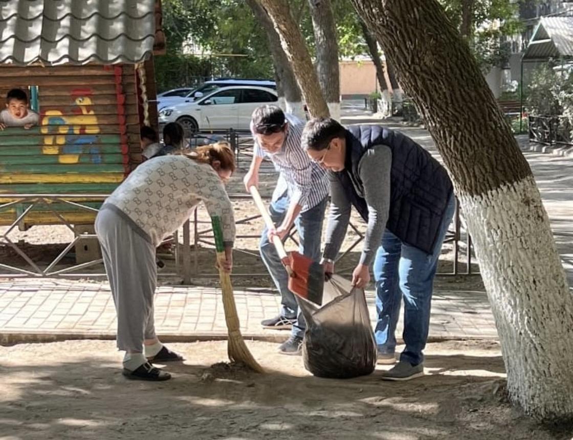 Участники экомероприятия