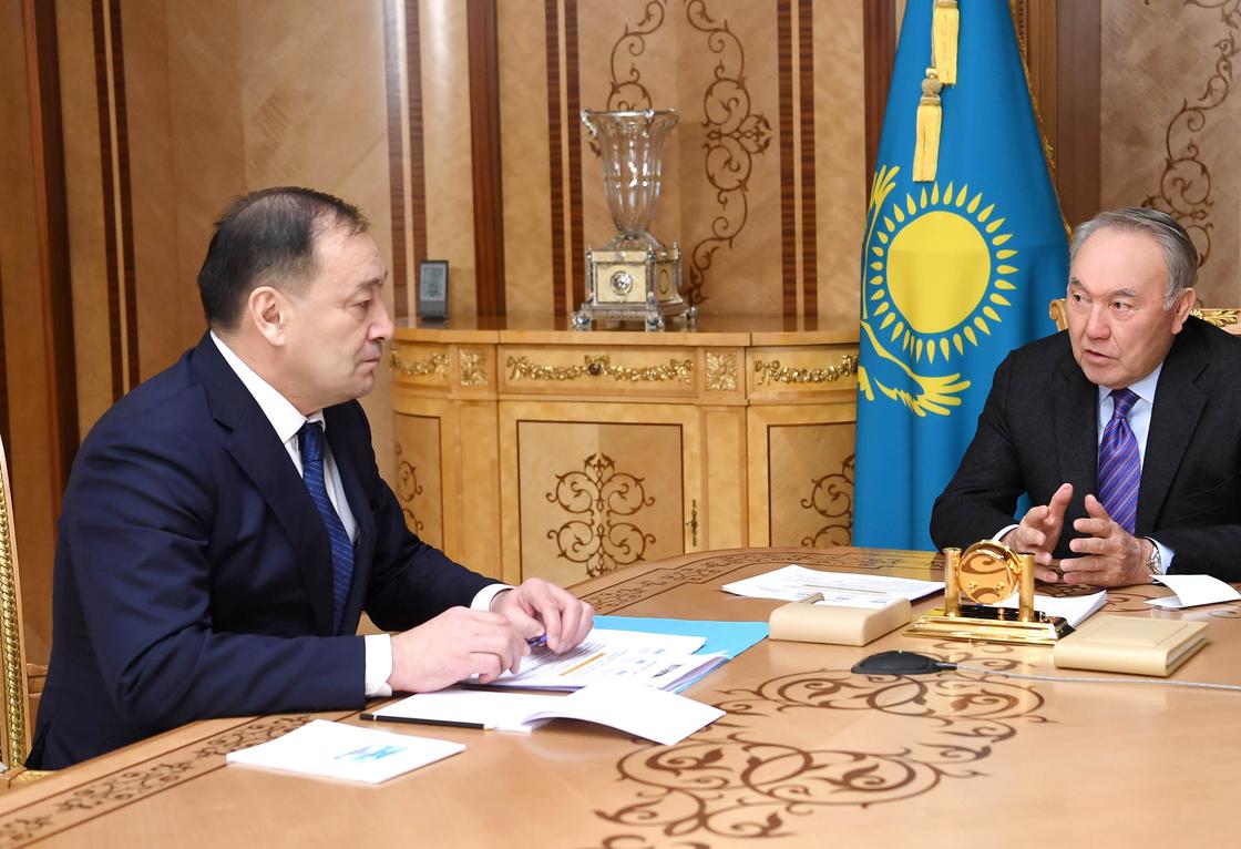 Назарбаев встретился с новым вице-премьером Тугжановым