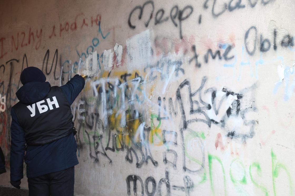 В Таразе задержаны авторы нарко-граффити