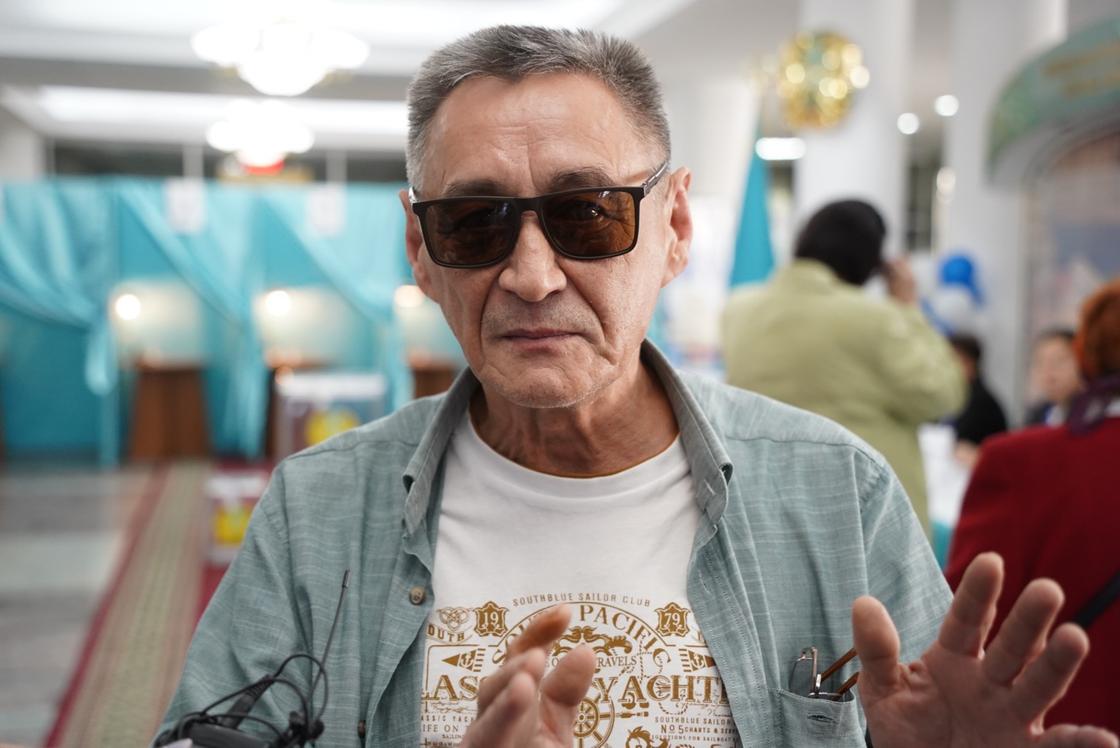 Житель Алматы, проголосовавший на референдуме